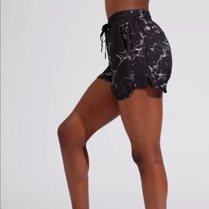 NWT Buffbunny Marble Flo Shorts XS